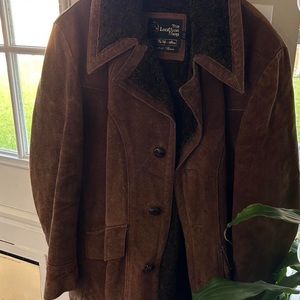 Vintage Fur lined Leather Jacket